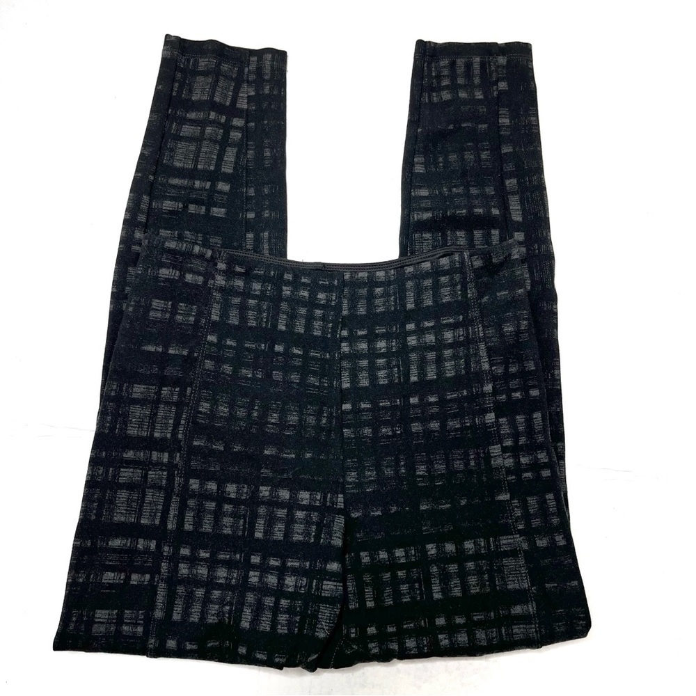 Lysse Gray & Black Plaid Suzee Leggings